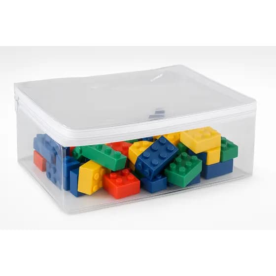 Kit 300 unidades 31 x 13 x 23 Pvc e ziper
