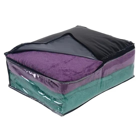 5 Sacos Organizadora 40 X 15 X 30 Reutilizável Anti Mofo Multiuso Guarda Roupa