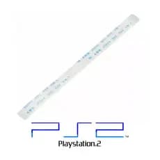 10 Cabos Flat Flex Botão Power Reset Ps2 Slim 90000