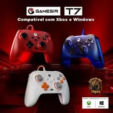 Controle Gamesir T7 com fio, compatível com Xbox e Windows, anti drift , licenciado Xbox.