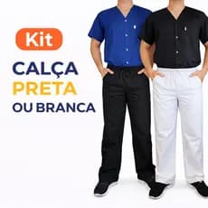 Kit 03 Calça Brim Uniforme Profissional Reforçada Com Bolsos