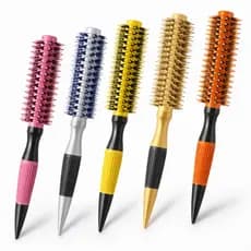Escova Cabelo Térmica de Cerâmica Profissional Prime com Cerdas de Javali Pequena 4,5cm