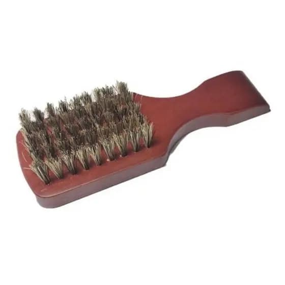 Escovinha De Disfarce Madeira Degrade Barbeiro Cerdas Mistas Escova Limpeza Cabelo e Barba