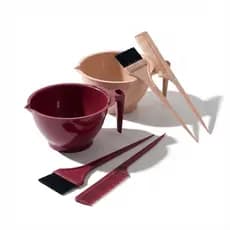 Kit de Tintura Coloração e Química Capilar Profissional Ed. Limitáda com Pincel Pente e Cumbuca Plástica Resistente