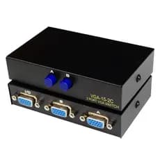 Seletor Chaveador Switch VGA 2 Entradas e 1 Saída VGA-15-2C JC-SW-VGA FULL HD 1080p F3