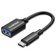 Cabo de Dados USB-C para USB 3.0 Fêmea 20cm Comtac 9337