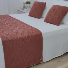 PESEIRA MANTA TRICÔ CAMA KING SOFÁ SALA 260X60cm +2 CAPA DE ALMOFADA 45X45cm G01