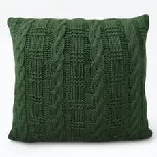 Capa para Almofada Tricô 45x45cm Decoração Sofá Sala Usufruto Elegancia e Aconchego para o Ambiente