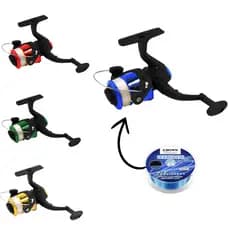 Molinete De Pesca Com Linha Deyu Fight 200 Com Linha Barato Pescaria