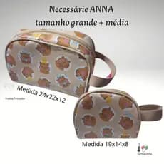 Kit Nécessaire Anna Capivara: Porta Fraldas + Porta Remédios Farmacinha