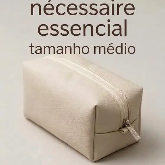 Nécessaire Essencial Média: Organização e Estilo para sua Viagem
