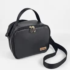 Lancheira Bolsa Térmica Unissex Transversal Marmita Fit Academia Trabalho Casual