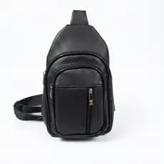 Pochete Transversal Masculina Feminina Bolsa Tiracolo Em Couro Sintético Resistente Para Viagem Trabalho Passeio