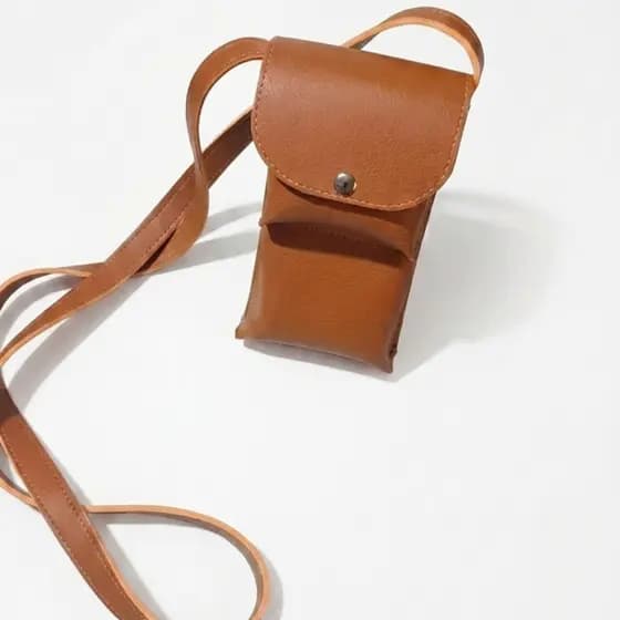 Bolsa Porta Celular Transversal Feminina Couro Sintético Ipanema
