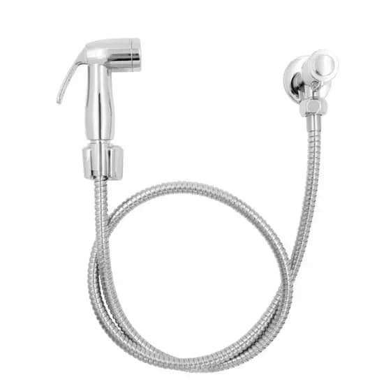 Ducha Higiênica Cromada 2M Abs Acionamento 1/4 de volta