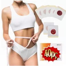 40 Adesivos Slim Patch De Umbigo Natural