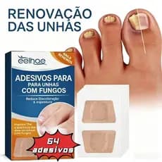 64 Adesivos Antifúngicos Para Tratamento De Unhas , Reparos De Onicomicose