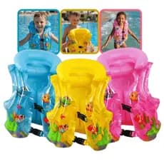 Colete Inflável Boia para Piscina para Criança e Bebê Unissex P M G 10 a 45 kg