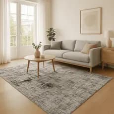 Tapete Boho Sala Tapete Geométrico Bege para Sala e Quarto