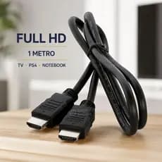 Cabo HDMI 1m Full HD Alta Resolução – TV, Notebook, PC, PS4 e Xbox