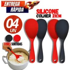 Kit 04/02 Colher de Servir Arroz 21CM Utensílio Durabilidade e Qualidade para sua cozinha linha premium