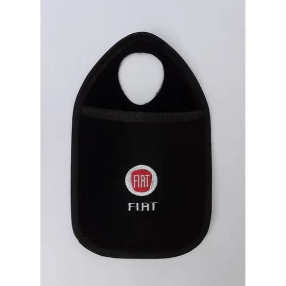 Porta Lixo, Lixeirinha Bordado FIAT e  Kit Porta Lixeirinha e Bolsa FIAT