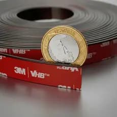 Fita Magnética Imã Perfil Magnético Autocolante Adesivo Flexível Para Artesanato e Tela Mosquiteira