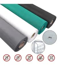 Tela de Fibra de Vidro Revestida com PVC Tela Mosquiteira Contra Dengue Chicungunha Anti Inseto