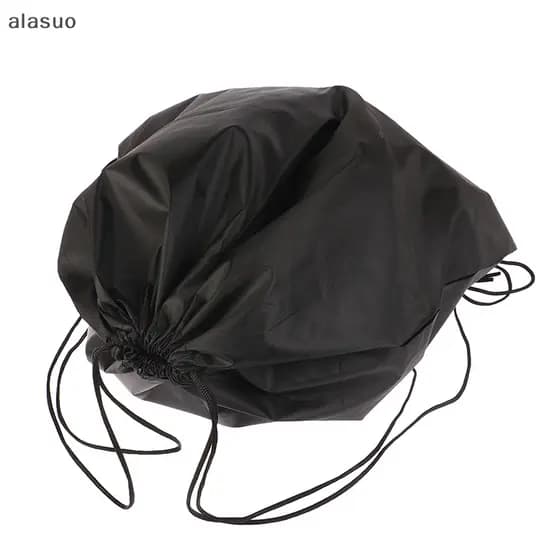 [alasuo] 1Pc Saco Para Capacete Mochila À Prova De Chuva De Bolso Com Cordão De Arrasto De Proteção Da Tampa Do [BR]