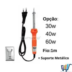 Ferro De Solda Soldar Soldador Profissional 30w 40w 60w Com Suporte