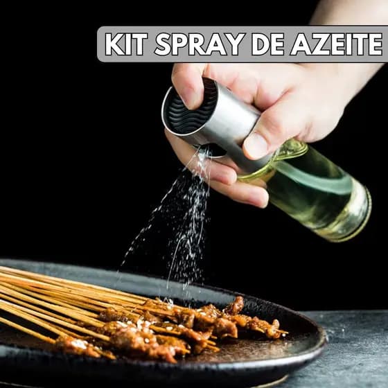 Kit Spray Borrifador De Azeite 100ML De Vidro Vinagre Óleo Shoyo De Cozinha - Escolha Seu Kit
