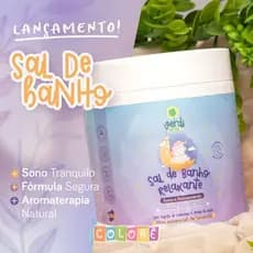 Sal De Banho Relaxante Bebê Sono Aromaterapêutico Lavanda Calmante Natural Sal De Magnésio Verdi