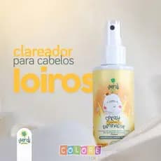 Spray Clareador de Cabelo Infantil e Adulto com Camomila e Pantenol Iluminador Verdi Natural