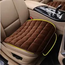 Kit 2 Capas para Banco de Automóvel  Acolchoada Em Suede Com Porta Objetos