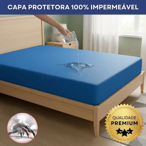 Capa Colchão Impermeável Cama Solteiro Trocador Fronha Protetor Napa Hospitalar Macia Não Esquenta