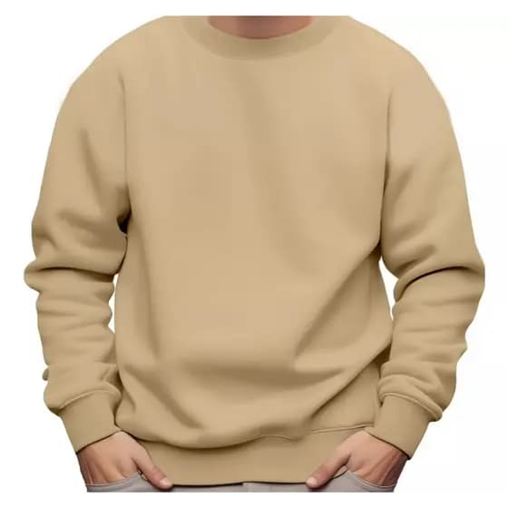 Moletom Gola Redonda Unissex Blusa De Frio Basico Careca Casaco Feminino Masculino Flanelado Liso Sem Estampa Algodão