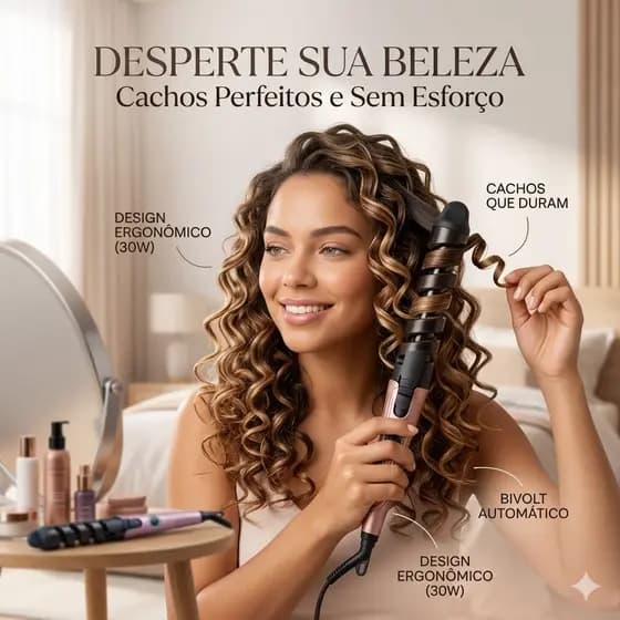 Babyliss Modelador De Cachos Profissional 30W Bivolt Aquecimento Rápido Sortido