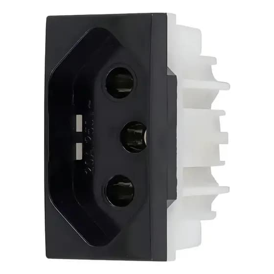 Módulo Tomada 2P+T 20A 250V Black Piano Inova Pro Class Alumbra