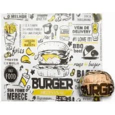 PAPEL ACOPLADO PARA LANCHES 38CMX40CM 100 FOLHAS