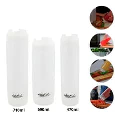 Bisnaga Invertida Profissional 470ml 590ml 710ml Para Molho Weck