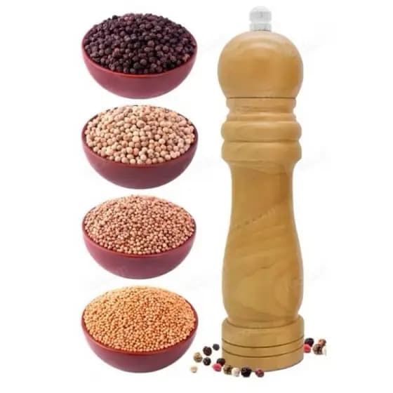 Moedor de Pimenta Sal Temperos Triturador de Especiarias 15cm