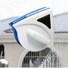 Limpa Vidros Magnético Triângulo Branco Dupla Face Super Ímã