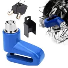 trava de moto anti furto cadeado para moto e bicicleta  Kapbom com chave reserva