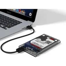 HD Externo Portátil USB 3.0 com Case Transparente para PC, PS4, Xbox e TV - Pronta Entrega (BR)