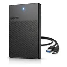 HD Externo SSD 480GB Portátil USB 3.0 Case Slim Black para PC, PS4, Xbox e TV - Pronta Entrega (BR)