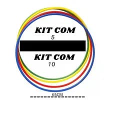Kit Com 5/Kit Com 10 Bambolês Coloridos 65cm Para Sua Divesão E Atividades Físicas