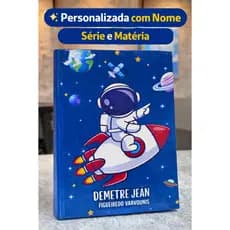 Capa para Caderno Adesiva Personalizada Laminada | Kit | Vários Temas | Volta as Aulas