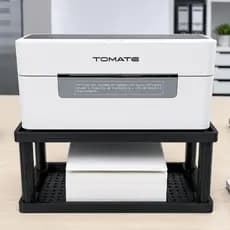 Suporte para Impressora Térmica com Base para Etiquetas Organizador de Mesa Moderno