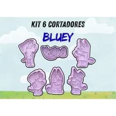 Cortador Bleuy Kit com 6 peças – Biscoito e Pasta Americana