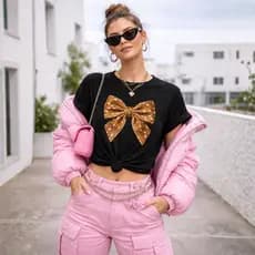 Camiseta Estampada Feminina Casual Fashion Tendência 2026 Look Urbano